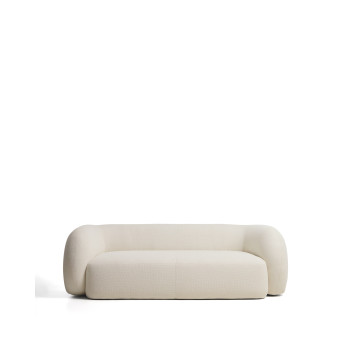Martina 3-seater sofa in ecru chenille, 246 cm, FSC Mix Credit