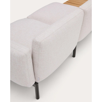 Sorells 3-seater modular outdoor sofa with upholstery