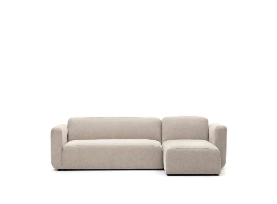 Neom modular sofa 3 seater chaise longue right/left beige 263 cm FSC Mix Credit