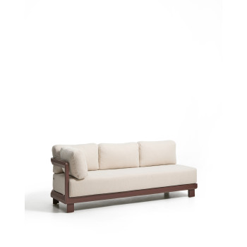 Nerano 3-seater aluminum sofa