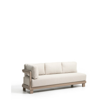 Nerano 3-seater aluminum sofa
