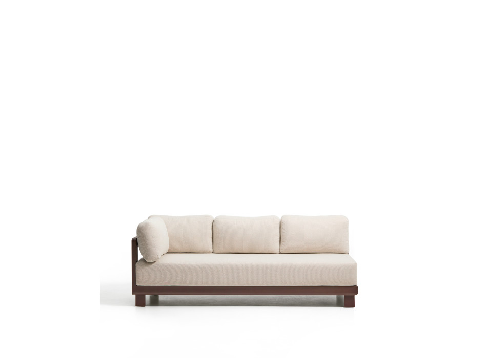 Nerano 3-seater aluminum sofa