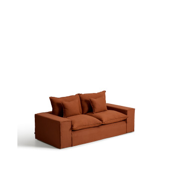 Anarela 2-seater sofa with removable cover
