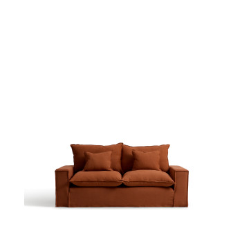 Anarela 2-seater sofa with removable cover