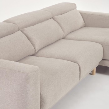 Singa 3 seater sofa with right chaise longue