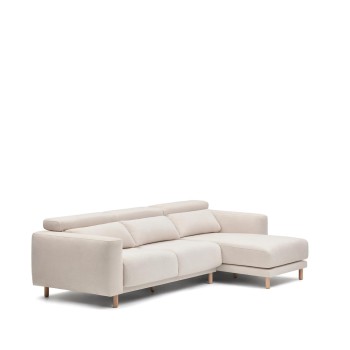 Singa 3 seater sofa with right chaise longue