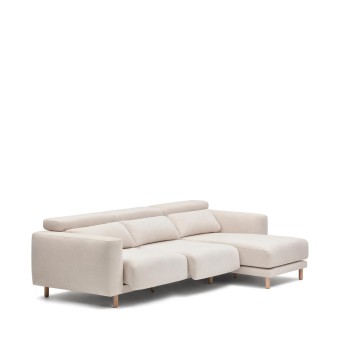 Singa 3 seater sofa with right chaise longue