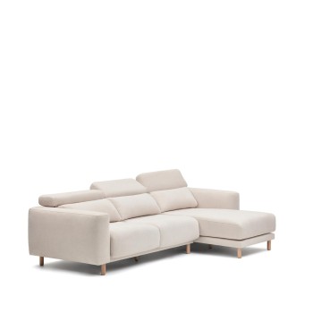 Singa 3 seater sofa with right chaise longue