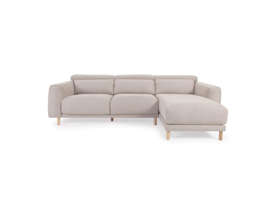 Singa 3 seater sofa with right chaise longue