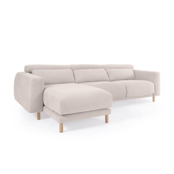 Singa 3 seater sofa with left chaise longue