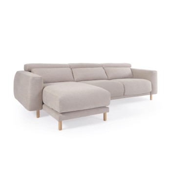 Singa 3 seater sofa with left chaise longue
