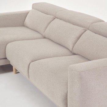 Singa 3 seater sofa with left chaise longue