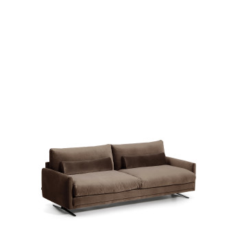 Veliro 3-seater velvet sofa
