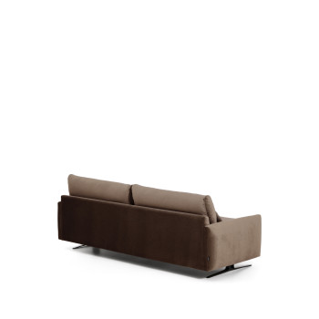 Veliro 3-seater velvet sofa