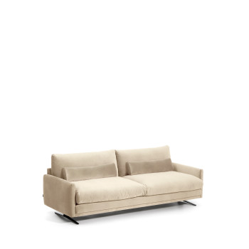 Veliro 3-seater velvet sofa