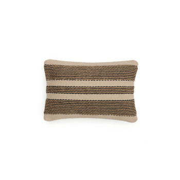 Aylin Cotton Pillow Case with Jute Embroidery