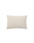 Mascarell White Cotton and Polyester Pillow Case 40 x 60 cm