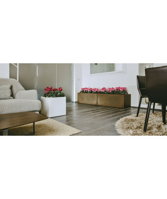 MEXICO PLANTER AND CHAMPAGNE REFRIGERANT LAMP WITH RECHARGEABLE LED 70009LED QEEBOO