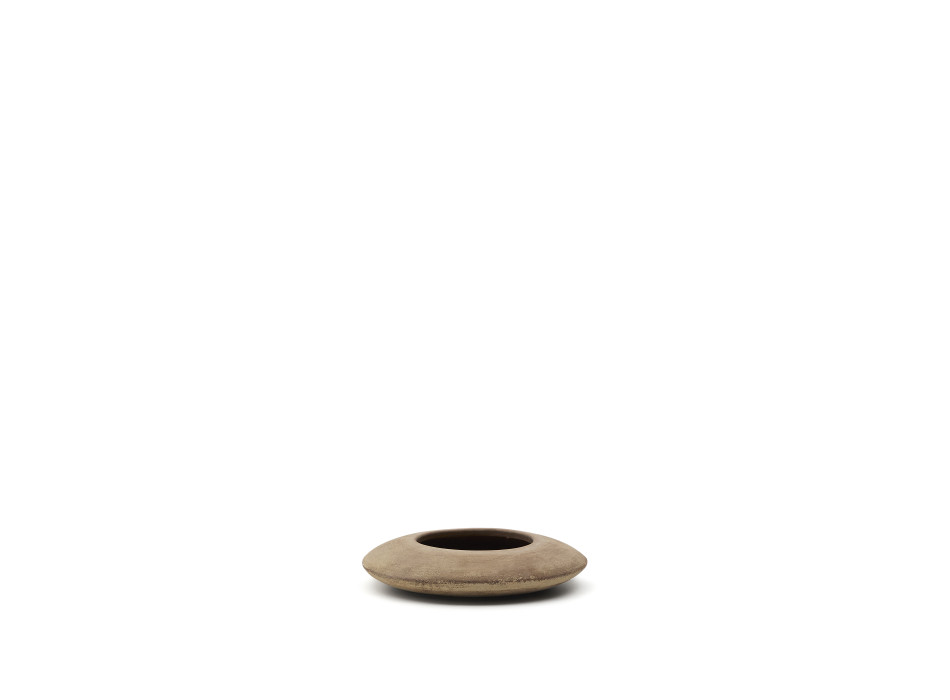 Rivor terracotta planter with natural finish, Ø 50 cm