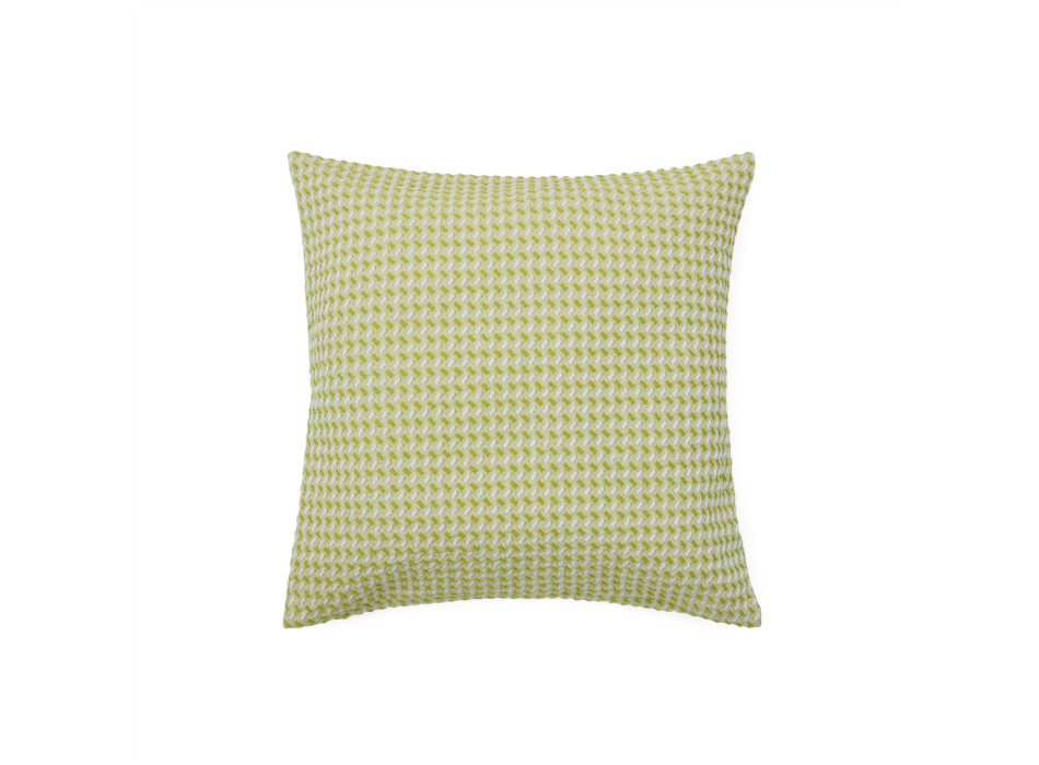 Lunira Cushion Cover with Green Waffle Texture 50 x 50 cm