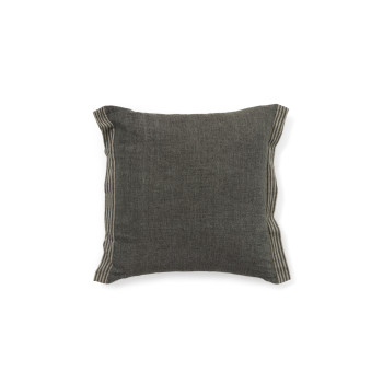 Niven cushion cover 100% linen melange and side stripes