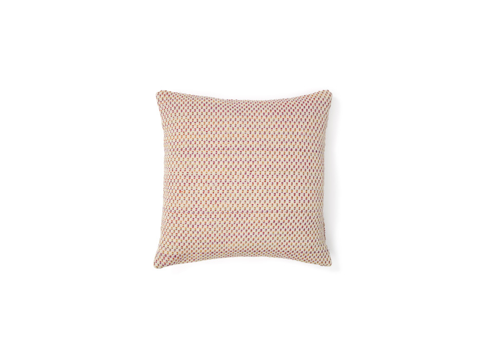 Milianne Cushion Cover in Multicolored Jacquard Cotton 50 x 50 cm