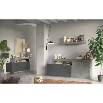 FREEDOM - sideboard with 1 door and 3 drawers