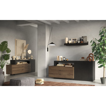 FREEDOM - sideboard with 1 door and 3 drawers