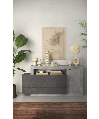 FREEDOM - sideboard with 1 door and 3 drawers