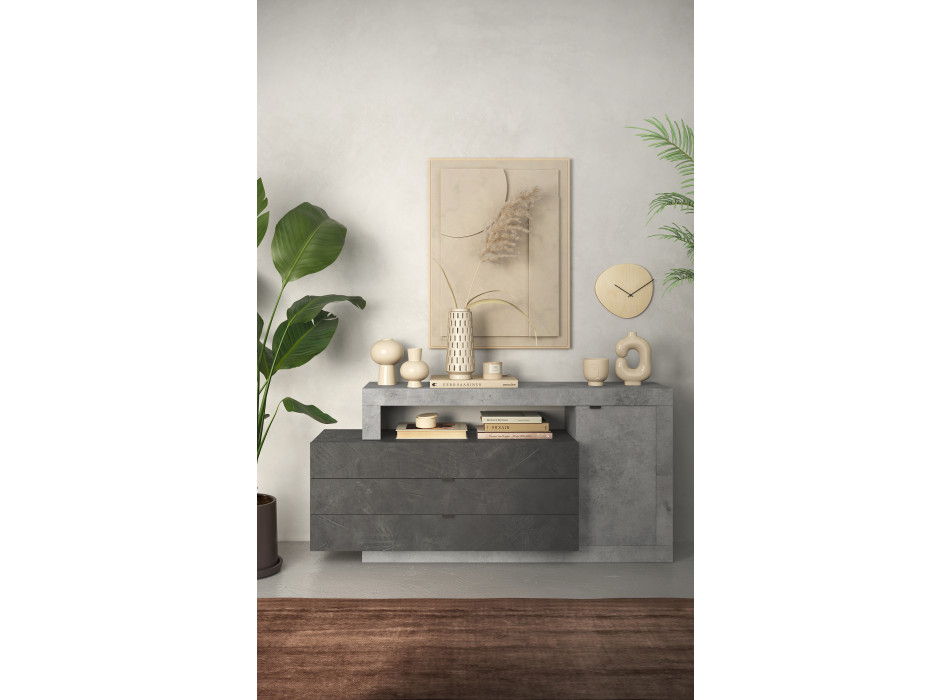 FREEDOM - sideboard with 1 door and 3 drawers