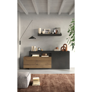 FREEDOM - sideboard with 2 doors and 3 drawers