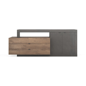 FREEDOM - sideboard with 2 doors and 3 drawers