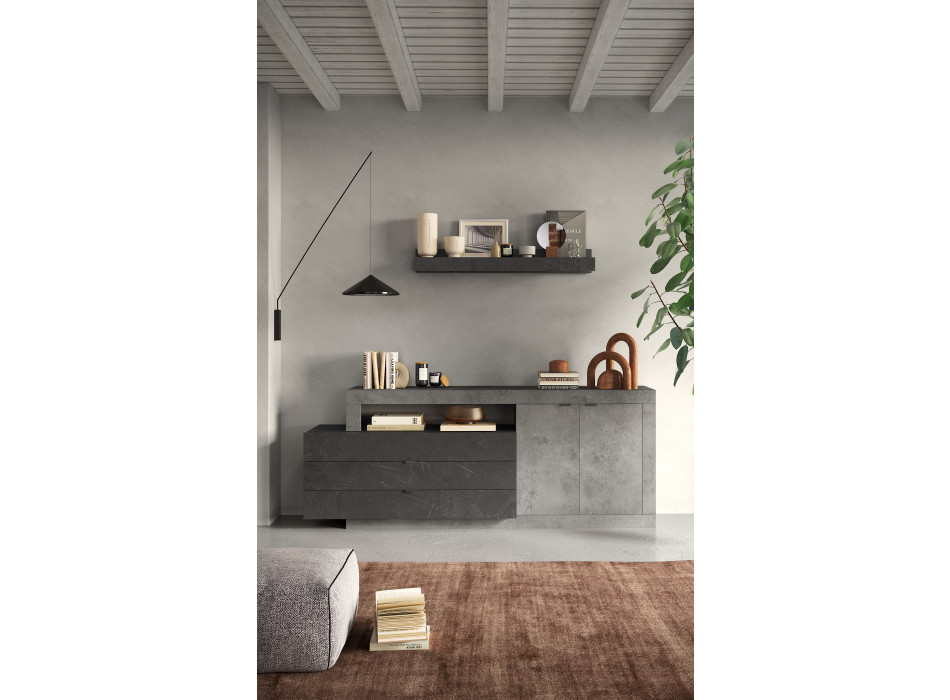 FREEDOM - sideboard with 2 doors and 3 drawers