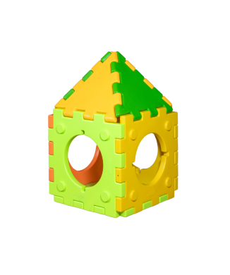 Modular, sectional playhouse.