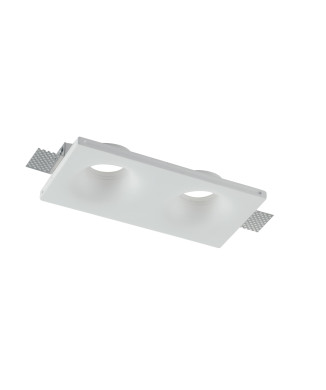 SENSO WHITE RECESSED LAMP 2XGU10 24X12X4CM