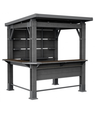 Keter Gazebo BAR Signature Walnut