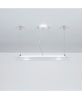 Emporium rectangular Domino suspension lamp