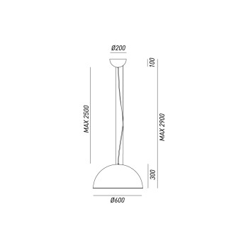 Suspension lamp GALILEO 251.04.FF IL FANALE