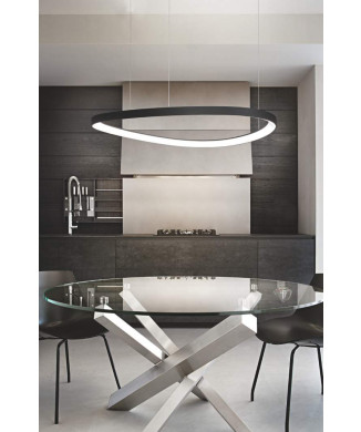 Oracle Slim SP Square Pendant Lamp by Ideal Lux
