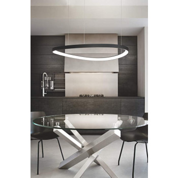 Oracle Slim SP Square Pendant Lamp by Ideal Lux