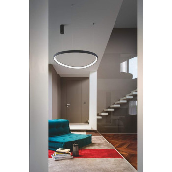 Oracle Slim SP Square Pendant Lamp by Ideal Lux