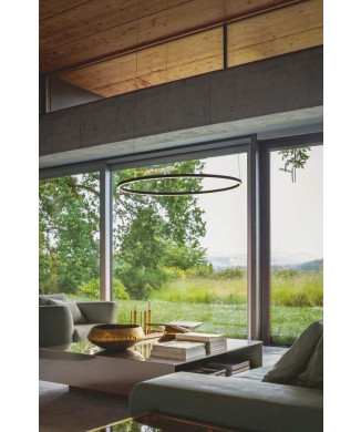 Oracle Slim Round Pendant Lamp by Ideal Lux