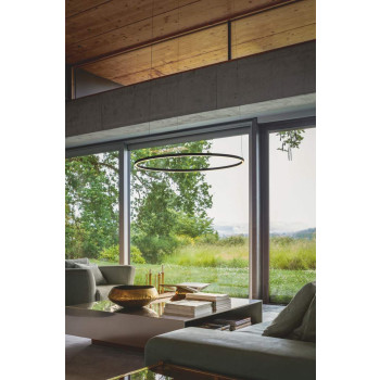 Oracle Slim Round Pendant Lamp by Ideal Lux