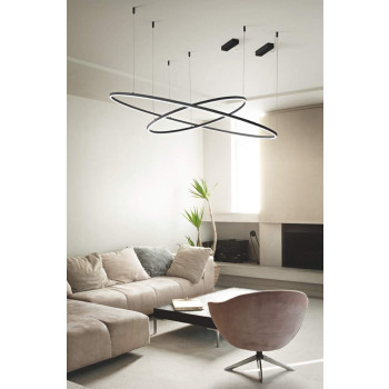 Oracle Slim Round Pendant Lamp by Ideal Lux