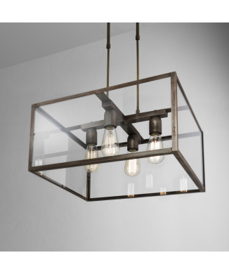 IL FANALE LONDON 205.05.FF square suspension lamp