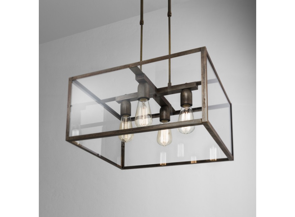 IL FANALE LONDON 205.05.FF square suspension lamp