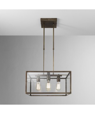 IL FANALE LONDON 205.05.FF square suspension lamp