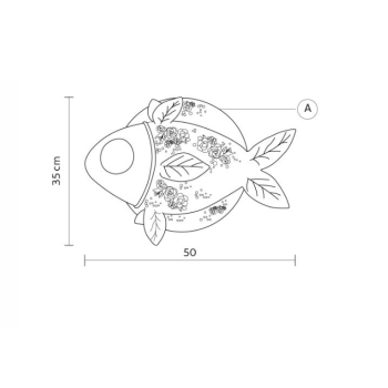 Aprile indoor wall lamp Karman