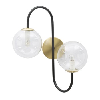 IRON BLACK WALL LAMP