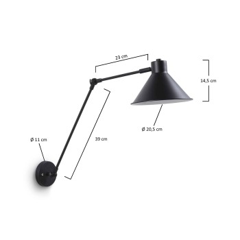 Dione wall lamp